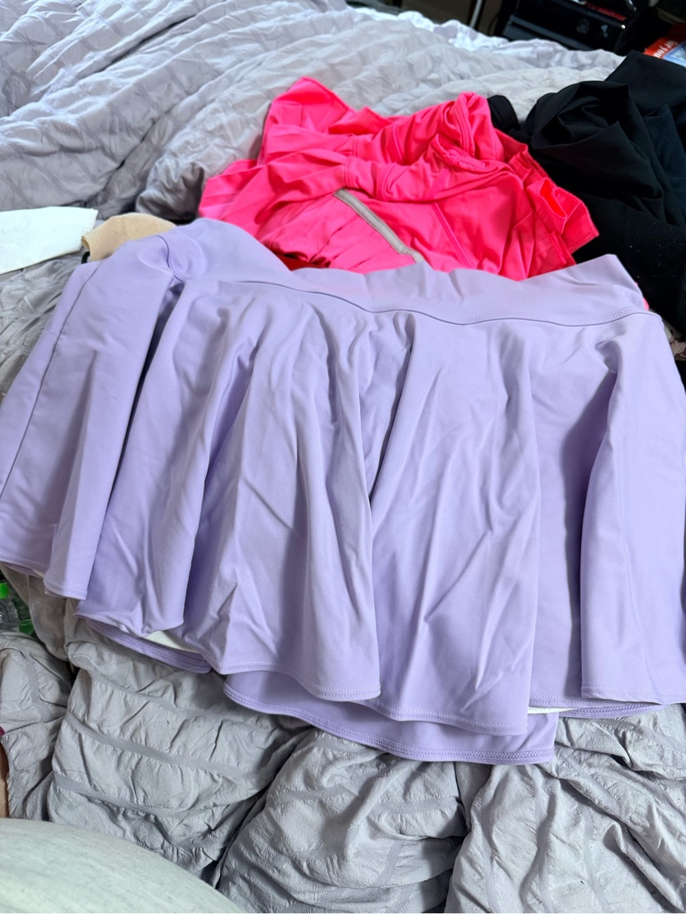 Lavender Women's Skater Skirt - Flowy Active Style